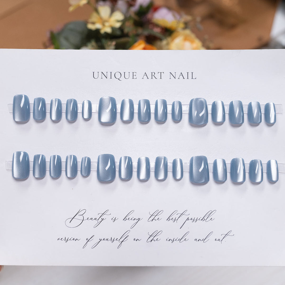Natural Glossy Press-On Nail Set  1791110422