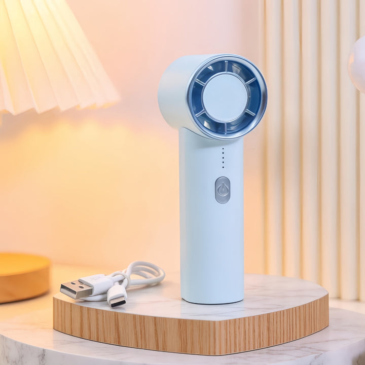 Ladies portable USB hand fan with modern design Kalsten
