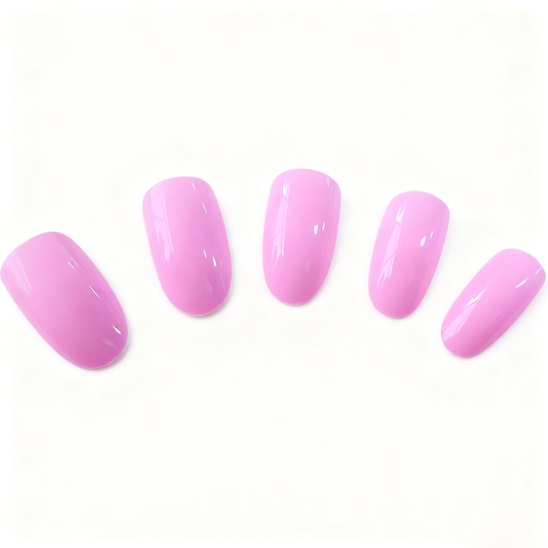 Elegant Glossy Press-On Nail Enhancements Kalsten