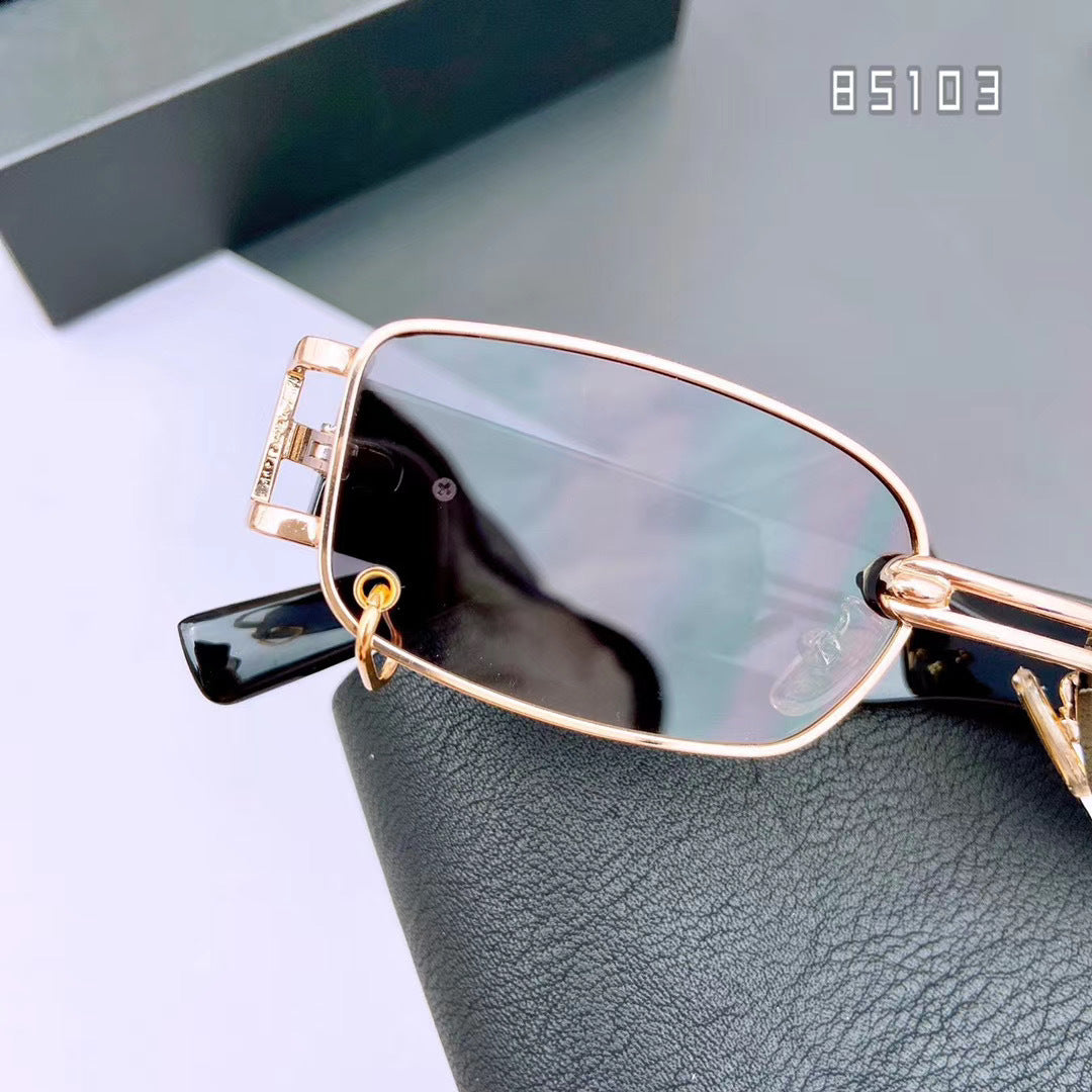 Fashionable sunglasses with unique rectangular frame Kalsten