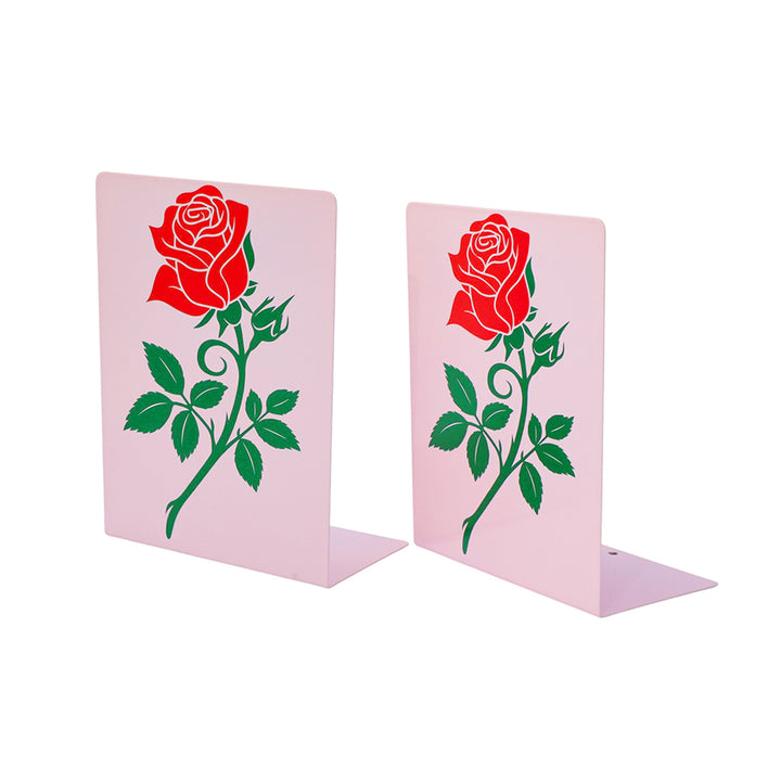 Decorative Leaf-Themed Bookends