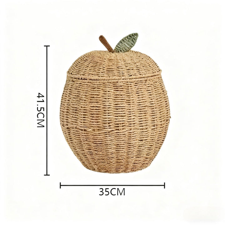 Decorative Apple-Shaped Storage Basket Kalsten