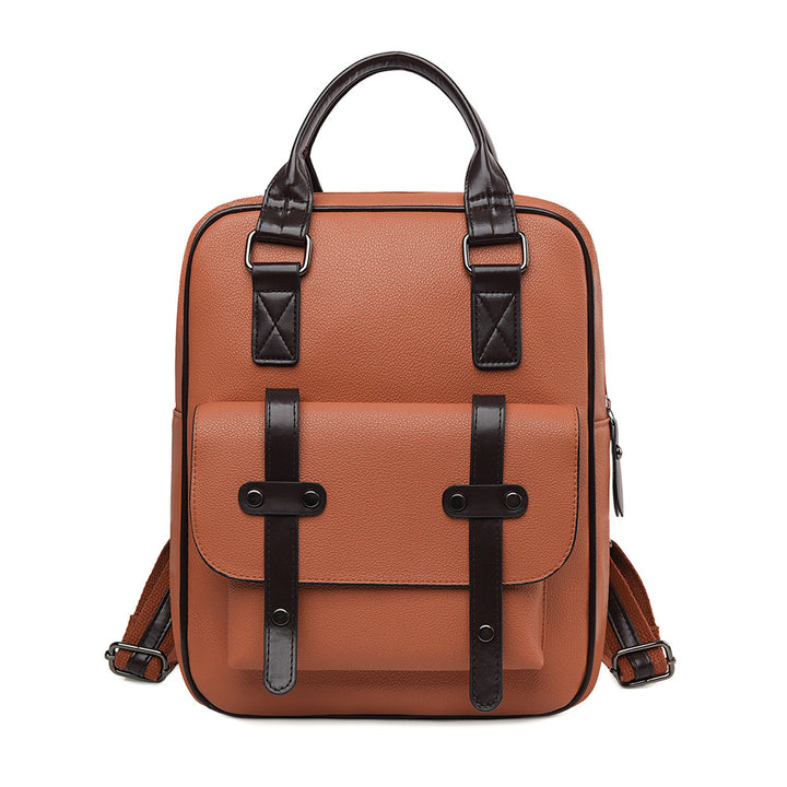 Structured Leather Backpack Kalsten