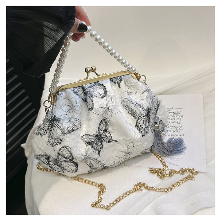 Elegant Floral Motif Clutch