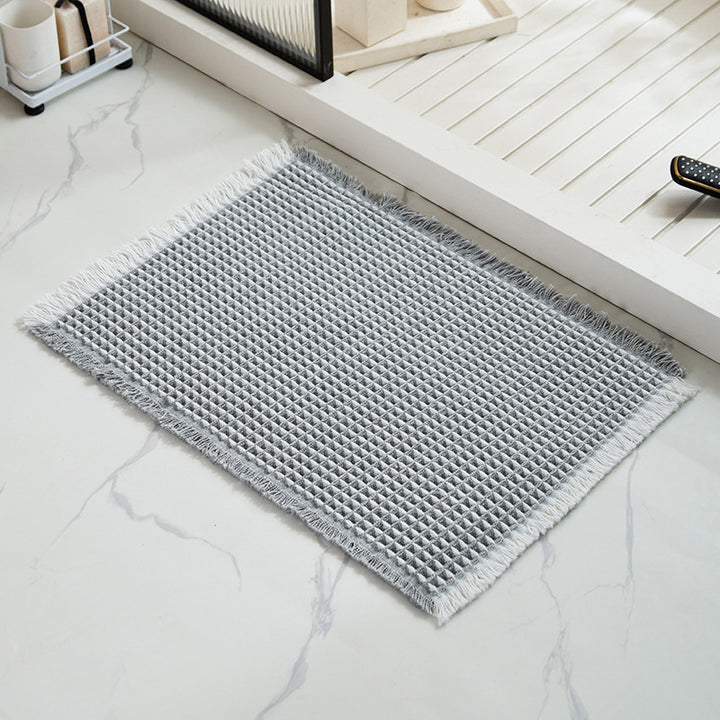 Textured Bathroom Rug Kalsten