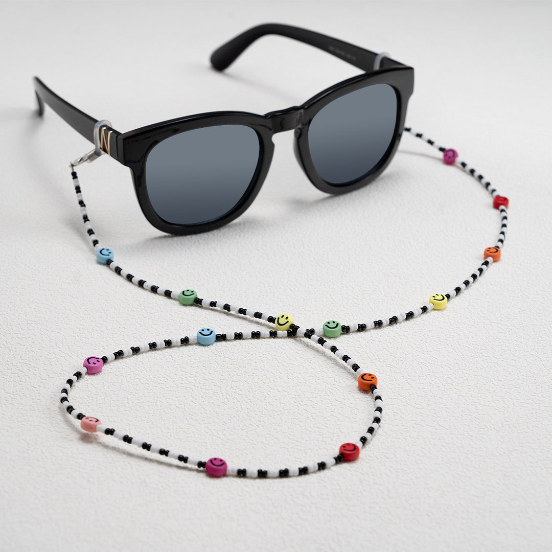 Colorful Smiley Beaded Eyewear Chain kalsten