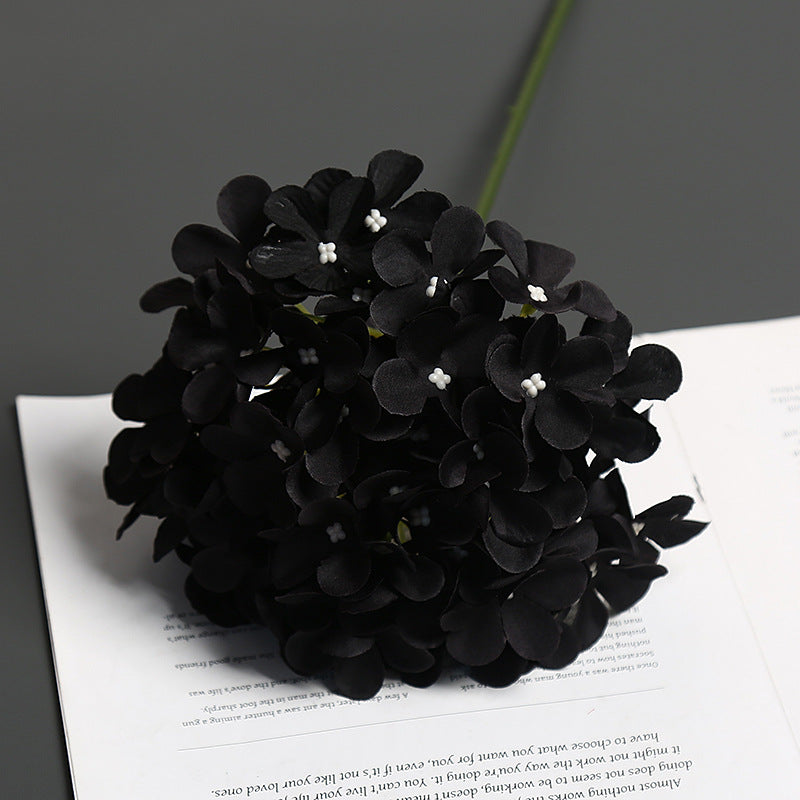 Realistic Floral Hydrangea Stem