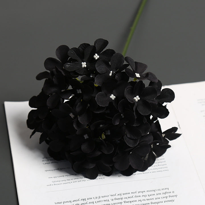 Realistic Floral Hydrangea Stem