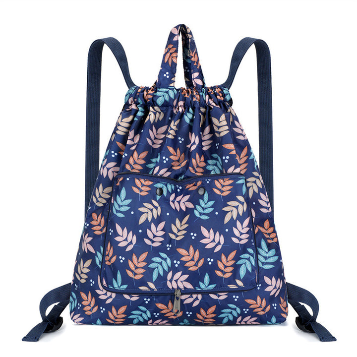 Lightweight Floral Drawstring Backpack Kalsten