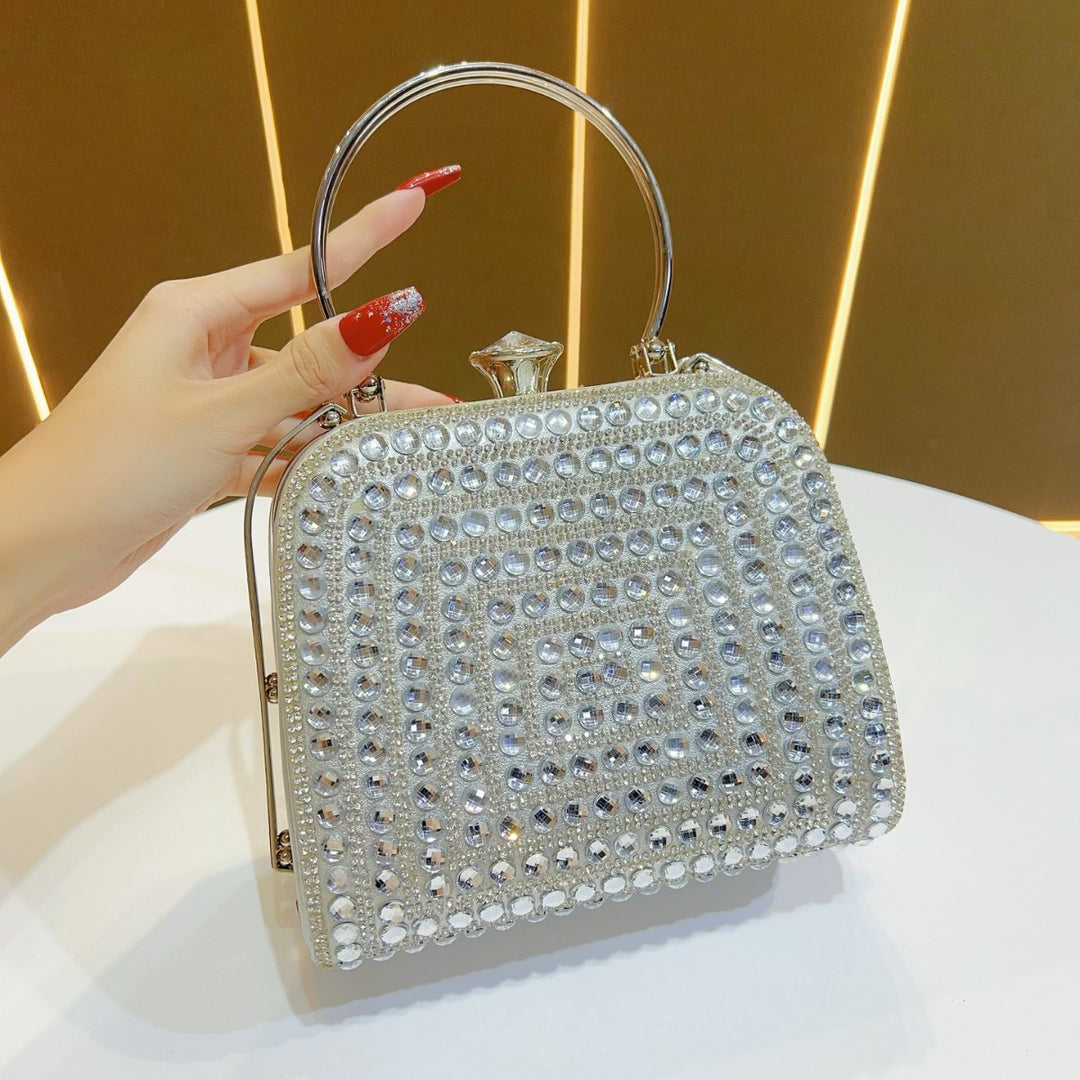 Elegant Handheld Rhinestone Evening Purse