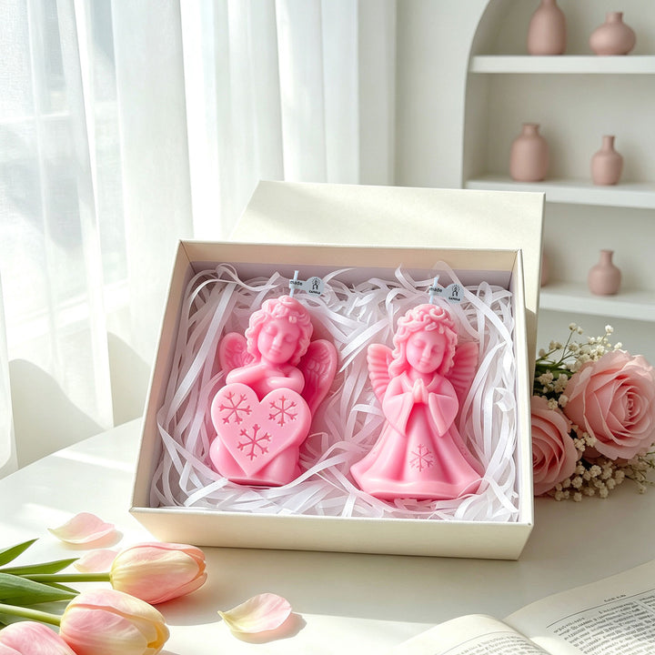 Sculpted Angel Figurine Candle