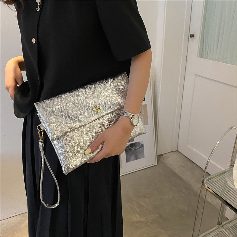 Elegant Textured Wristlet Clutch Kalsten