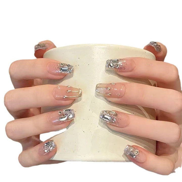 Glitter-Accented Press-On Nail Set Kalsten