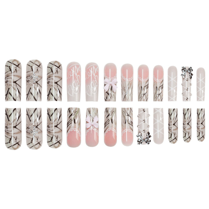 Decorative Long Press-On Nails Kalsten