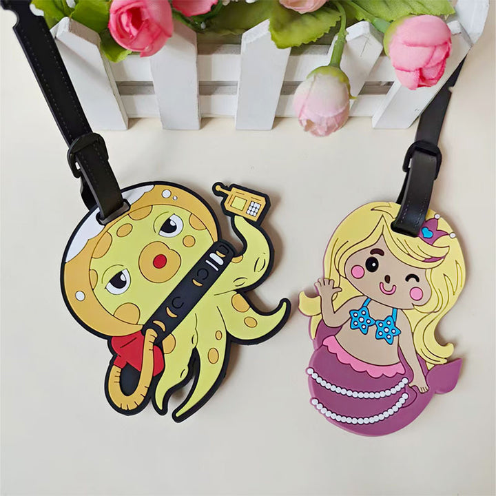 Unisex Luggage Tag in Playful Mermaid Design Kalsten