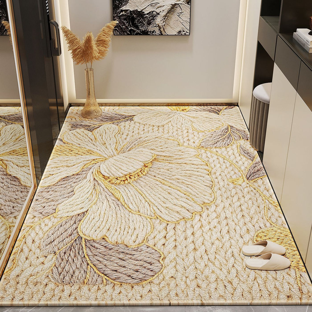 Floral Pattern Indoor Area Rug