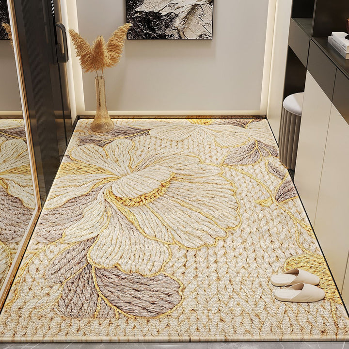 Floral Pattern Indoor Area Rug