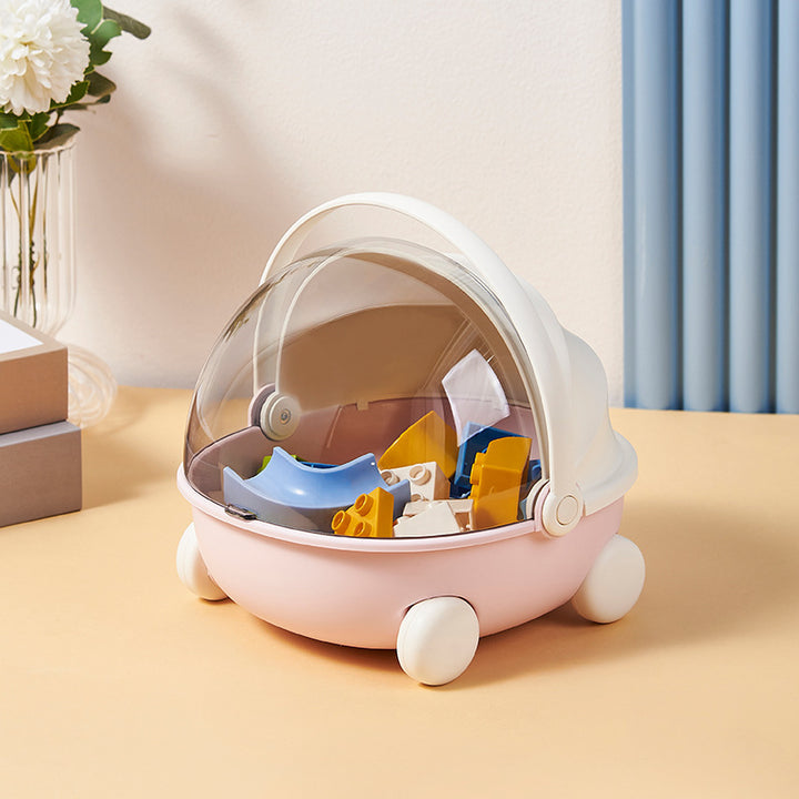 Creative Storage Cart with Transparent Lid Kalsten