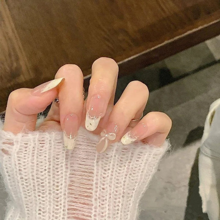 Floral Design Press-On Nail Set Kalsten