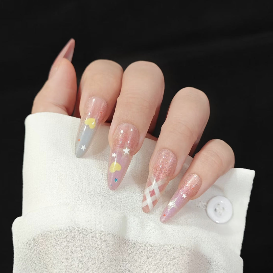 Elegant Long Stiletto Nail Enhancements