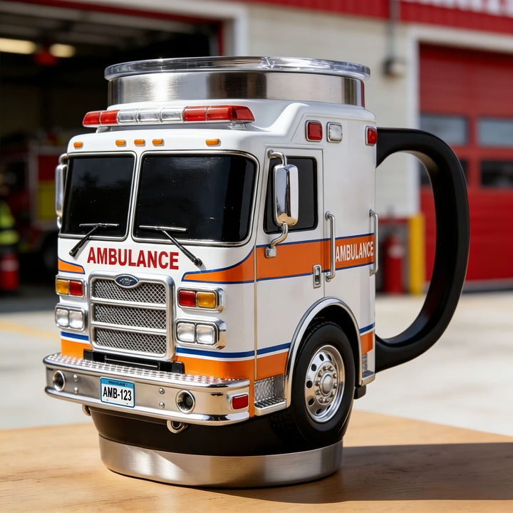 Ambulance-Themed Coffee Mug Kalsten