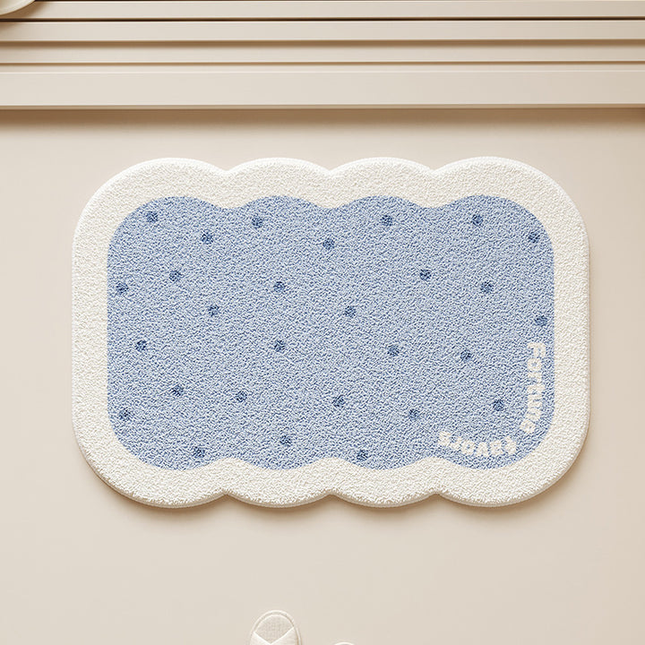 Cute Biscuit-Shaped Bath Mat