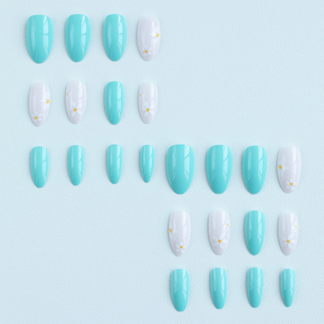 Floral Inspired Acrylic Nail Art