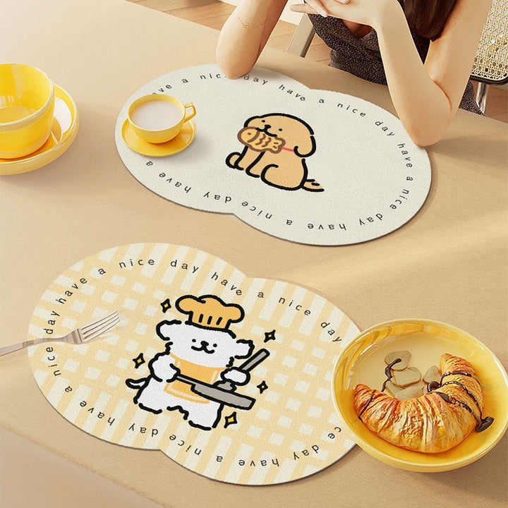Cute Cartoon Pet-Themed Mat Kalsten