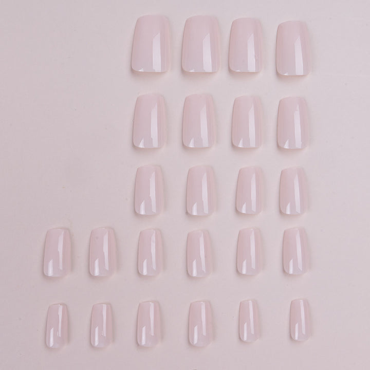 Elegant Long Coffin Press-On Nails