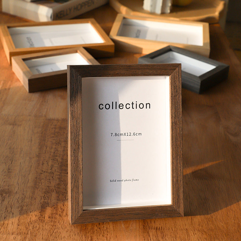 Elegant Wooden Photo Frame for Tabletop Display