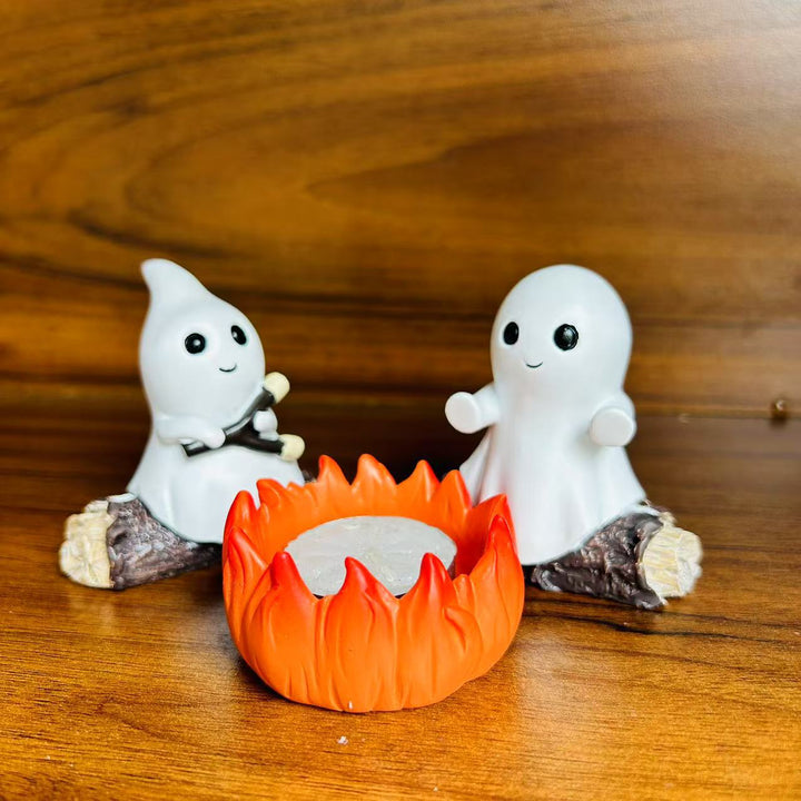 Creative Ghost Campfire Figurine Set Kalsten