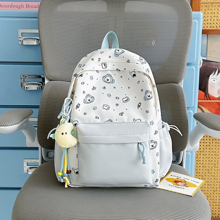 Playful Bunny Ears Printed Backpack Kalsten