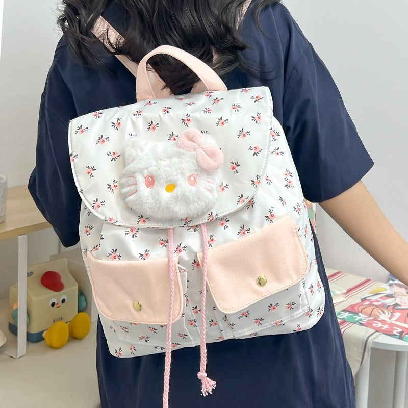 Plush backpack with playful animal motif Kalsten