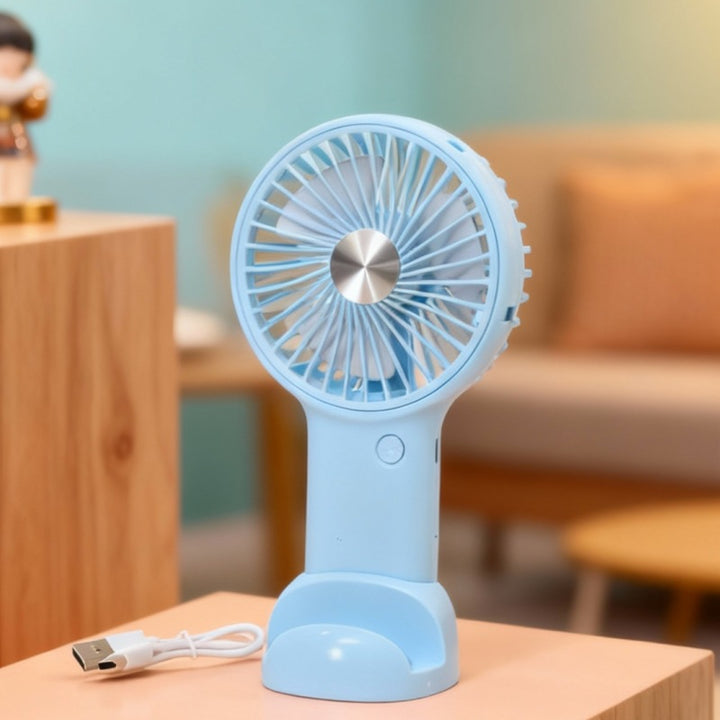 Women's portable handheld fan with variable speed control and ergonomic design Kalsten