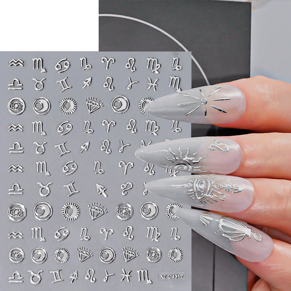 Nail Art Decorative Foil Stickers