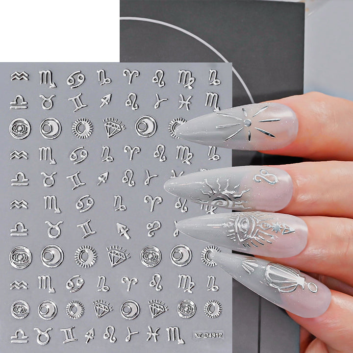 Nail Art Decorative Foil Stickers