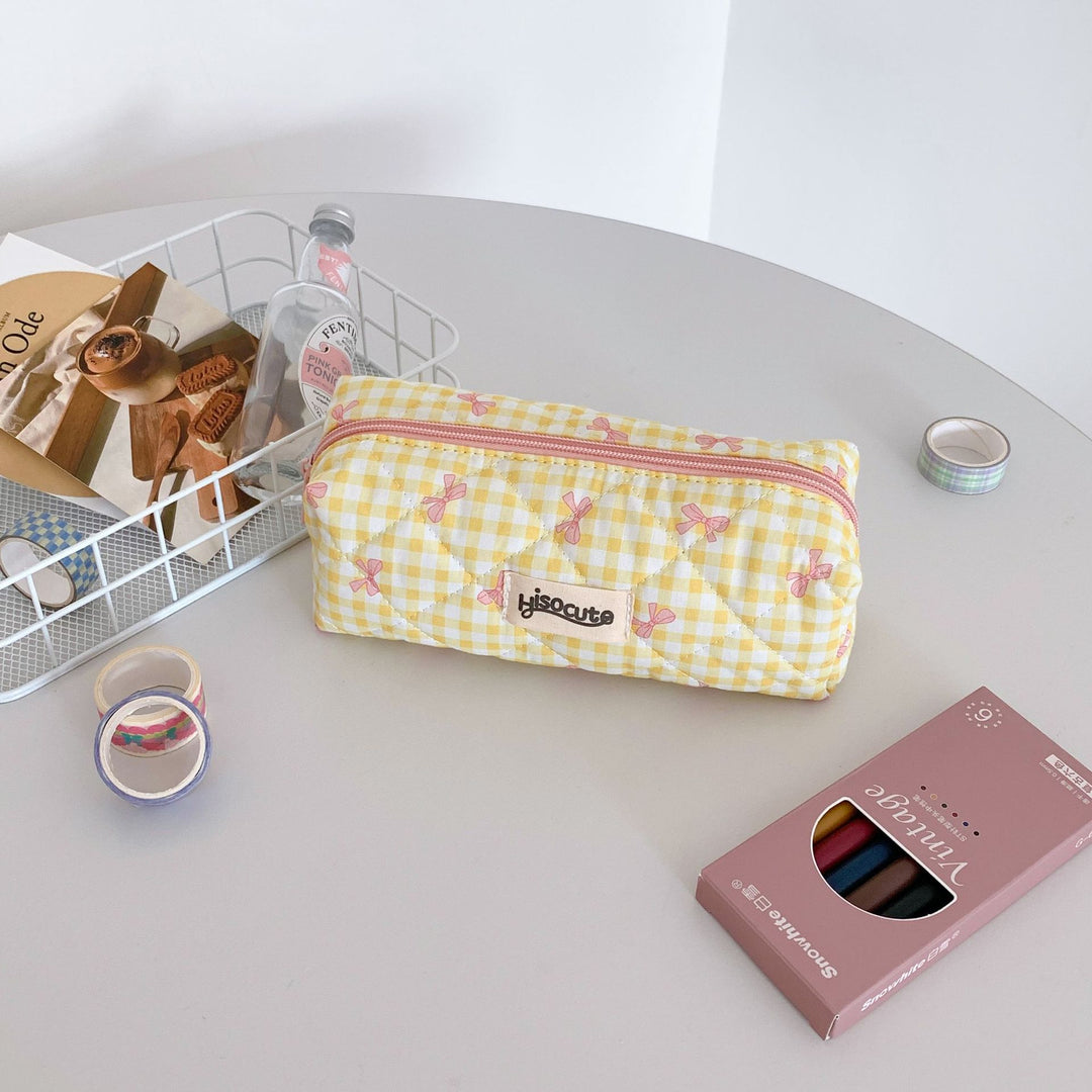 Stylish Quilted Pencil Case Kalsten