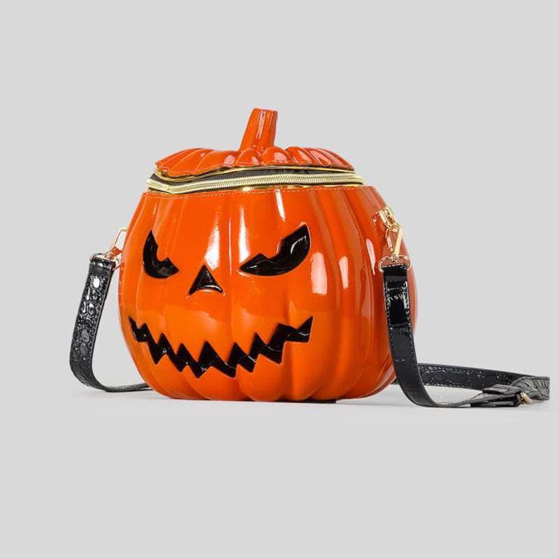 Novelty Pumpkin-Shaped Handbag