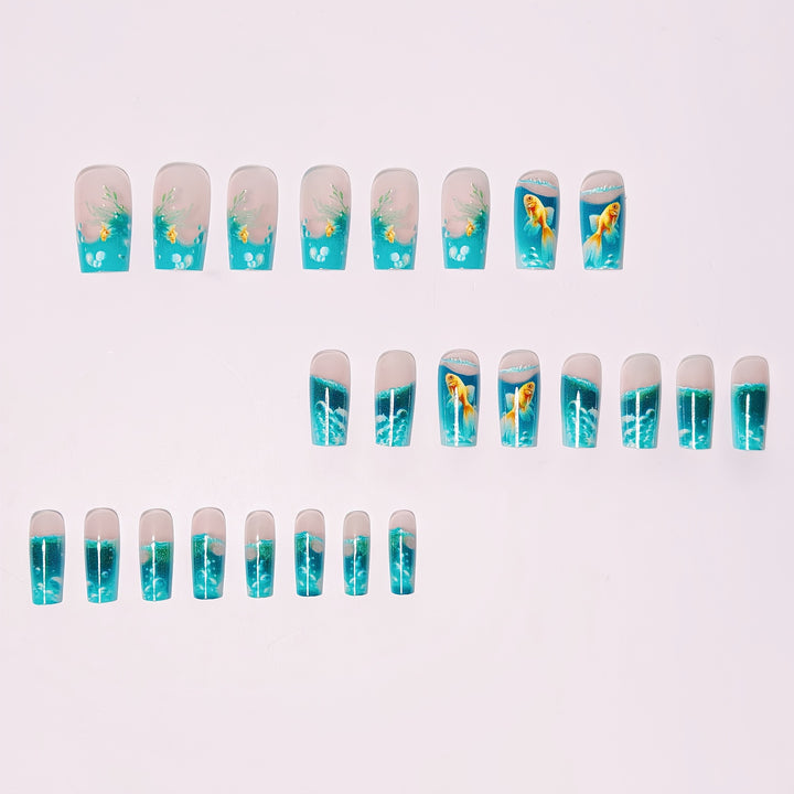 3D Fish Aquarium Nail Art Kalsten