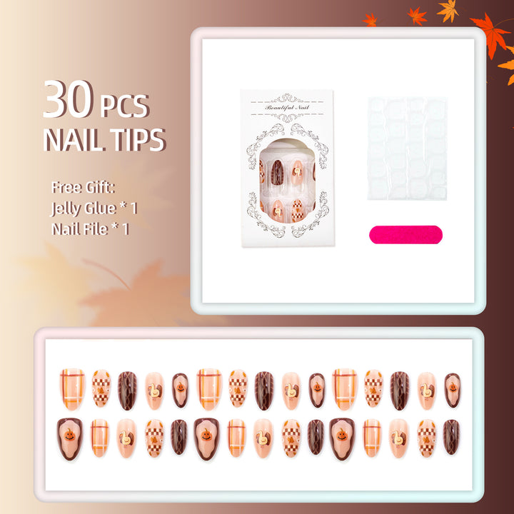 Seasonal Decorative Nail Press-On Art