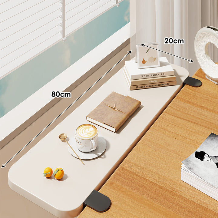 Clamp-On Window Sill Desk Extension Shelf