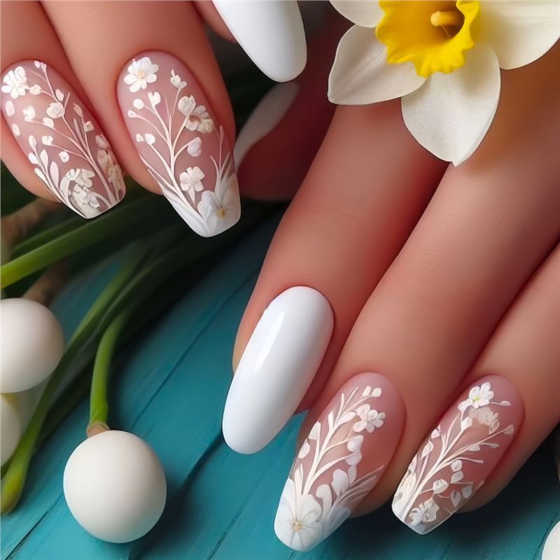Artistic Floral Design Press-On Nails Kalsten 1788434359