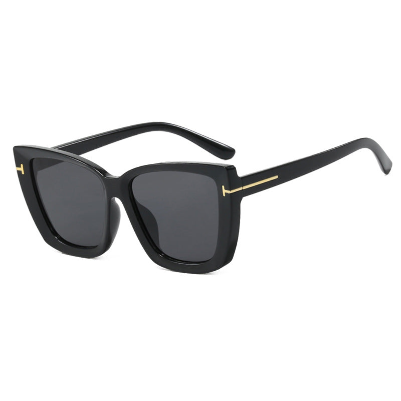 Women's large sunglasses in modern design with trendy tortoise pattern Kalsten