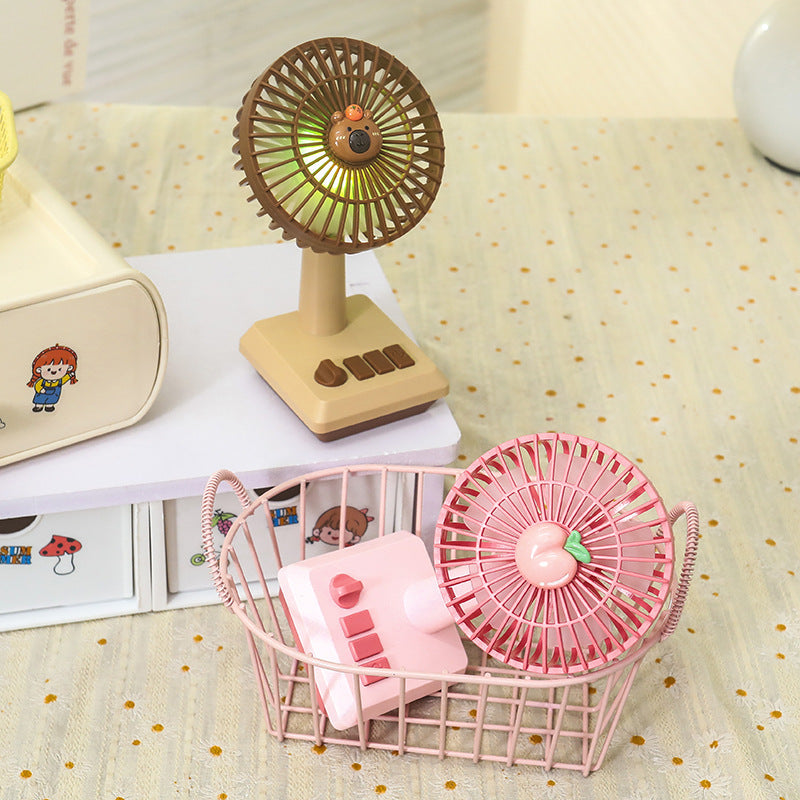 Ladies portable USB table fan in cheerful pineapple design Kalsten