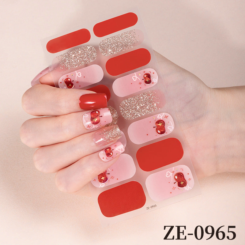 Holiday-Themed Nail Wraps