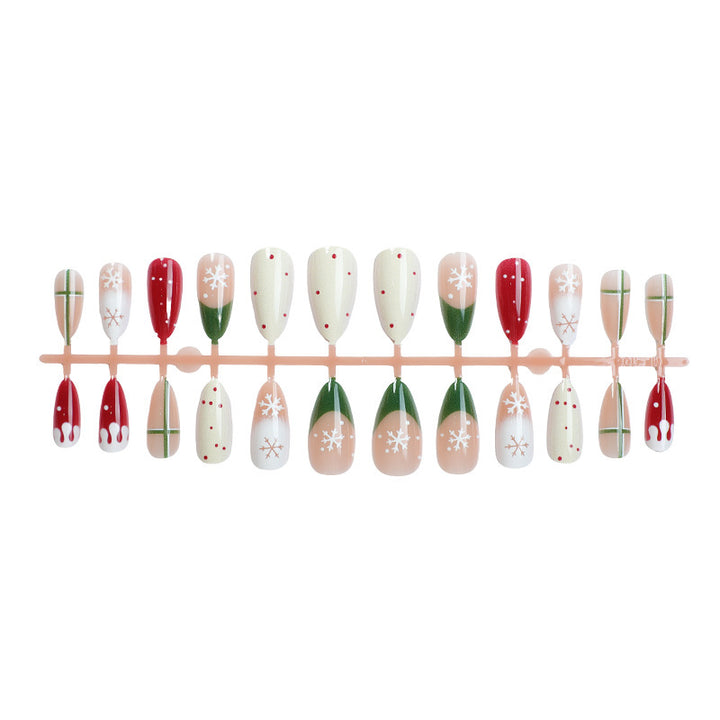 Festive Themed Press-On Nail Set Kalsten