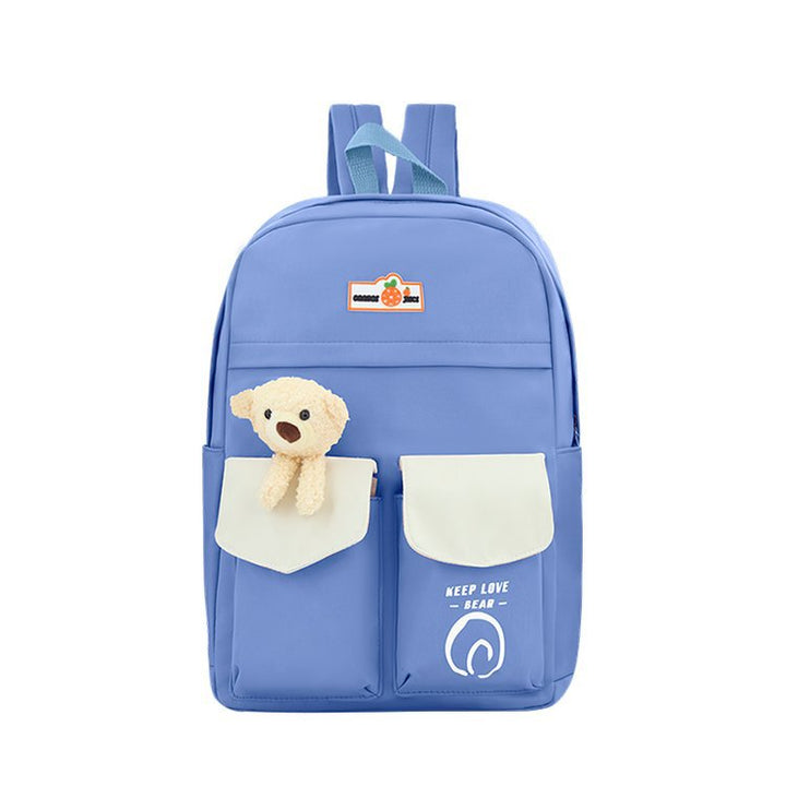 Cute Plush Bear-Themed School Backpack Kalsten