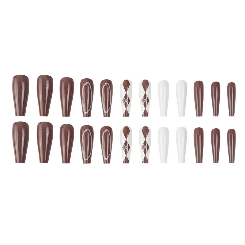 Elegant Artistic Stiletto Press-On Nails Kalsten 1789085884