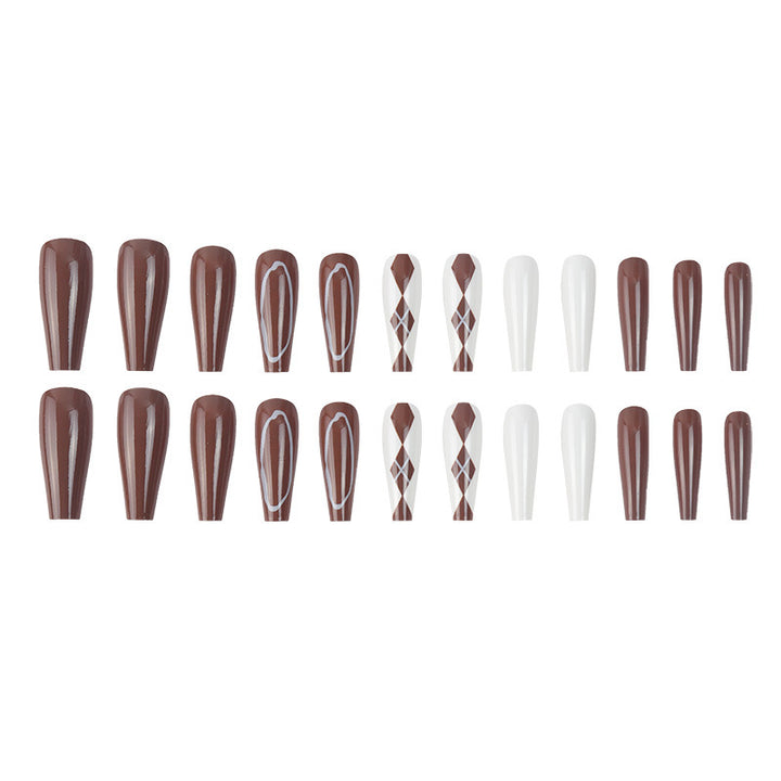 Elegant Artistic Stiletto Press-On Nails Kalsten 1789085884