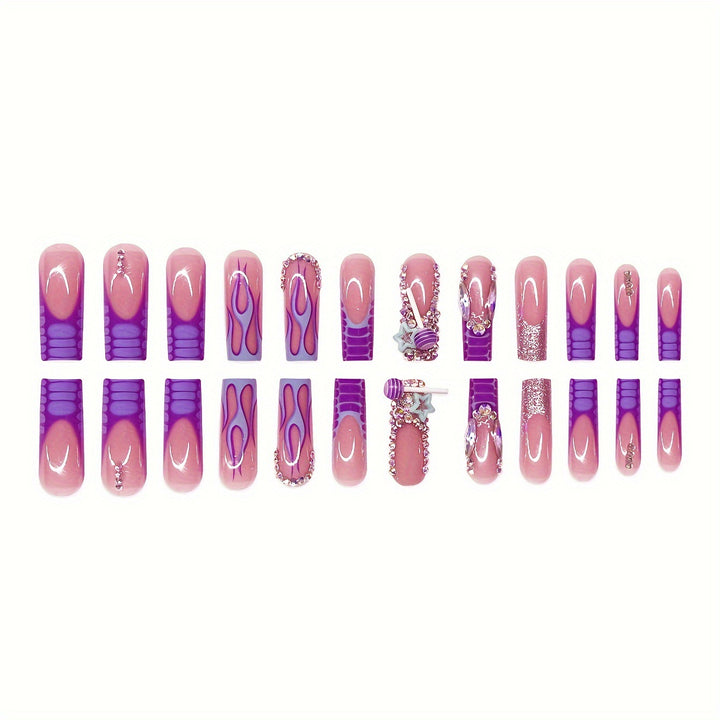 Artistic Premium 3D Press-On Nail Art Kalsten